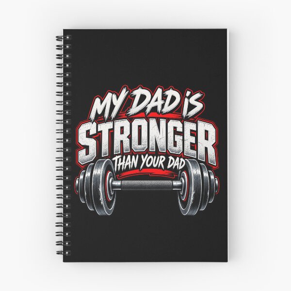 Item preview, My Dad Is Stronger Than Your Dad Funny Weightlifting Dad Gym Father Humor designed and sold by 76Valeria.