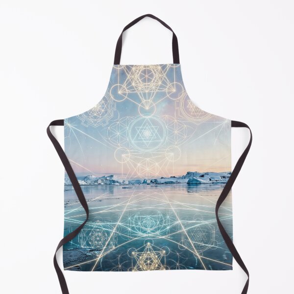 Item preview, Glowing Sacred Geometry Glacial Ocean Mirror | Monkeybusiness designed and sold by monkeybusiness.pt.