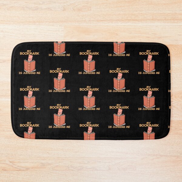 Item preview, My Bookmark Is Judging Me – Funny Book Lover designed and sold by Bawek85Designs.