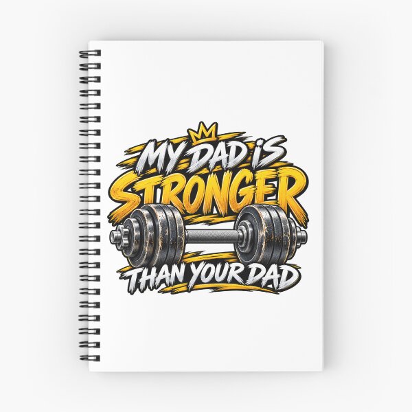Item preview, My Dad Is Stronger Than Your Dad Funny Weightlifting Dad Gym Father Humor designed and sold by 76Valeria.