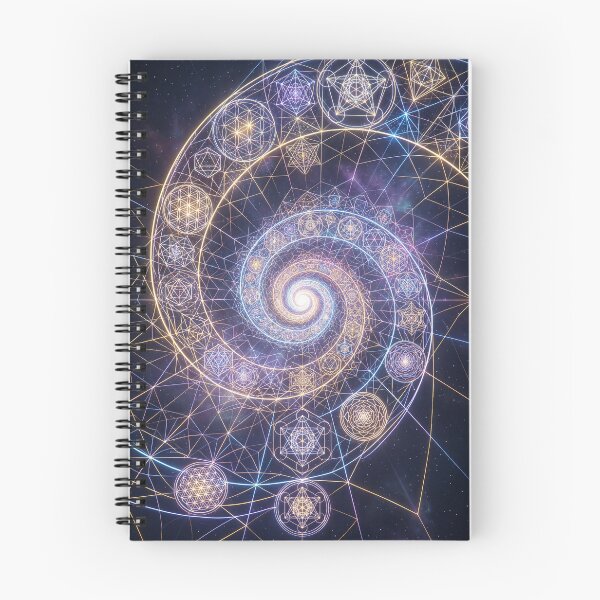 Item preview, Glowing Golden Fibonacci Spiral Cosmic Geometry | Monkeybusiness designed and sold by monkeybusiness.pt.