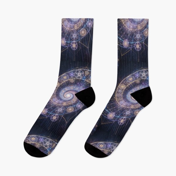 Item preview, Glowing Golden Fibonacci Spiral Cosmic Geometry | Monkeybusiness designed and sold by monkeybusiness.pt.