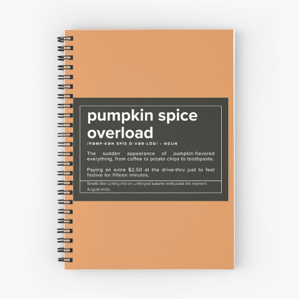 Item preview, pumpkin spice overload definition designed and sold by Explicitly-Random.