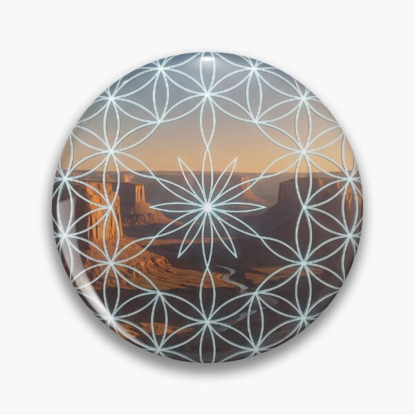 Item preview, Glowing Flower of Life Canyon Sunset | Monkeybusiness designed and sold by monkeybusiness.pt.