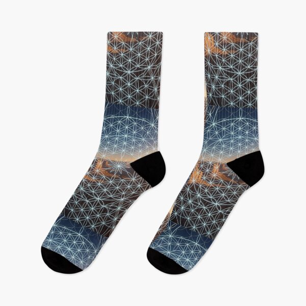Item preview, Glowing Flower of Life Canyon Sunset | Monkeybusiness designed and sold by monkeybusiness.pt.
