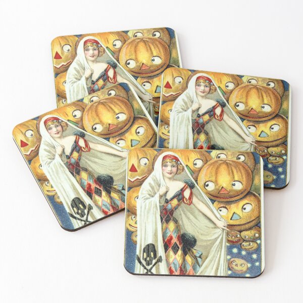 Item preview, Vintage Halloween Greetings 1912 designed and sold by forgottenbeauty.