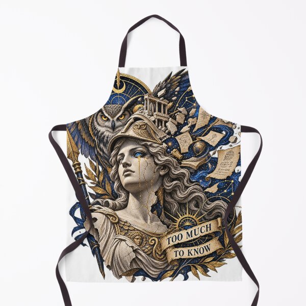Item preview, Athena Too Much to Know - Celestial Wisdom designed and sold by ArtisElec.