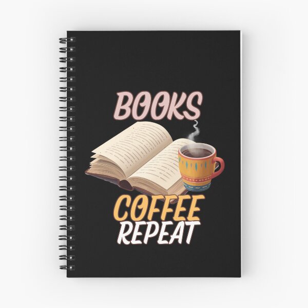 Item preview, Books Coffee Repeat – Cozy Coffee and Book Lover designed and sold by Bawek85Designs.