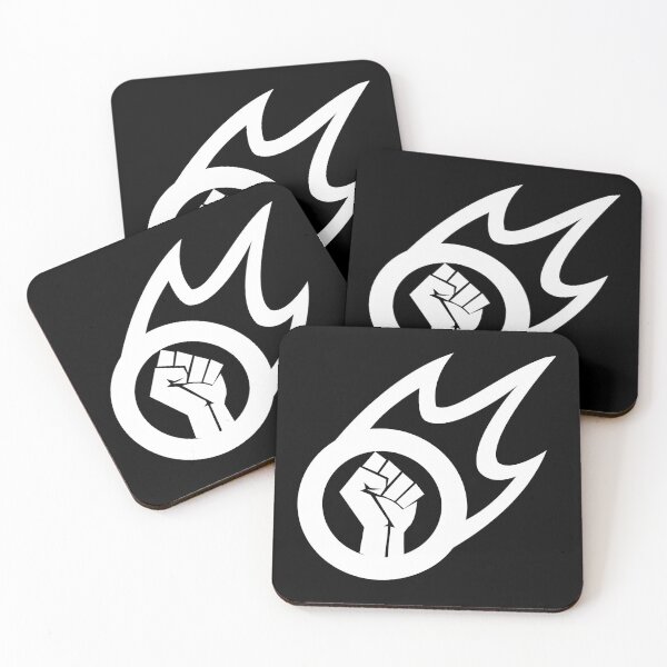 Item preview, FFXIV BLM Logo in White designed and sold by TheKeysmash.