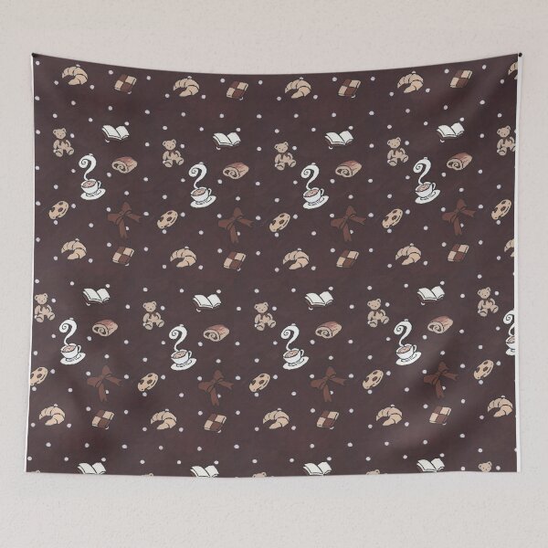Item preview, Cafe Aesthetic Wallpaper designed and sold by idrawprettyboys.