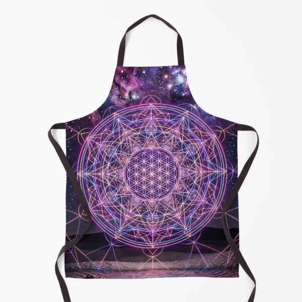 Item preview, Glowing Neon Sacred Geometry Cosmic Desert Night | Monkeybusiness designed and sold by monkeybusiness.pt.
