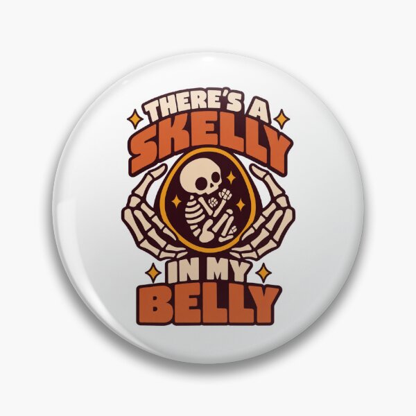 Item preview, There's A Skelly In My Belly designed and sold by LuveraxArt.