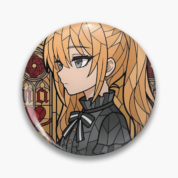Item preview, Erna Spy Classroom Gothic Stained Glass Heart Cathedral designed and sold by mildaclairmo.