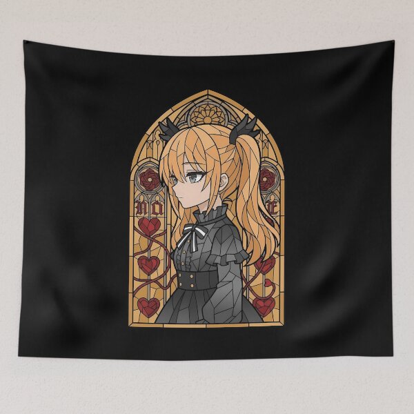 Item preview, Erna Spy Classroom Gothic Stained Glass Heart Cathedral designed and sold by mildaclairmo.