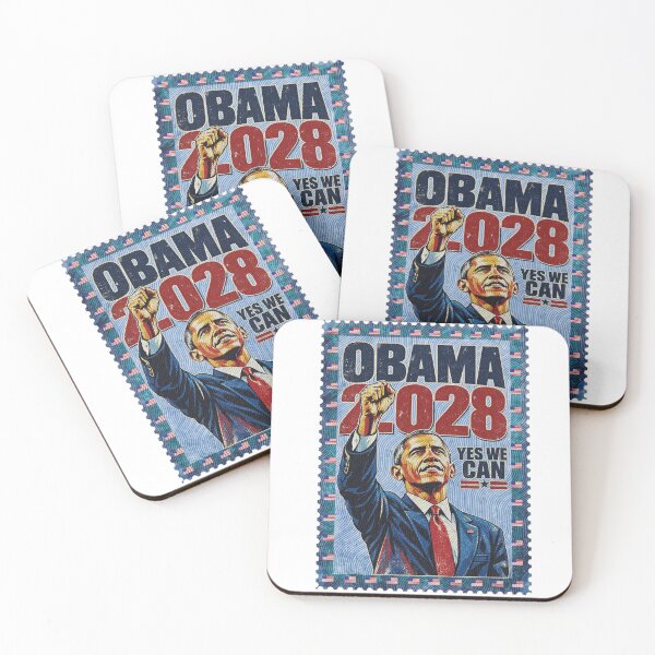 Item preview, Obama 2028 Yes We Can Again Vintage Postage Stamp Political humor designed and sold by Youngkev-arts.