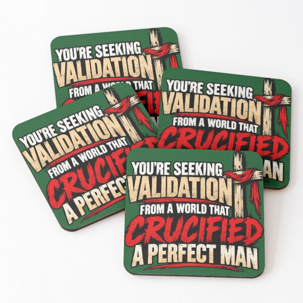 Item preview, You're Seeking Validation From a Word That Crucified a Perfect Man designed and sold by TheBibleStop.