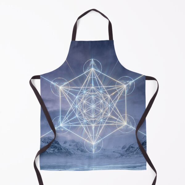 Item preview, Glowing Crystal Metatron's Cube Glacier Landscape | Monkeybusiness designed and sold by monkeybusiness.pt.