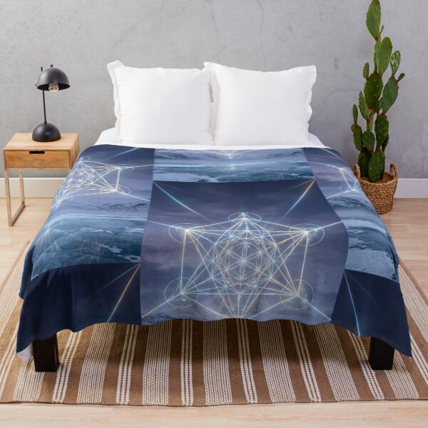 Item preview, Glowing Crystal Metatron's Cube Glacier Landscape | Monkeybusiness designed and sold by monkeybusiness.pt.