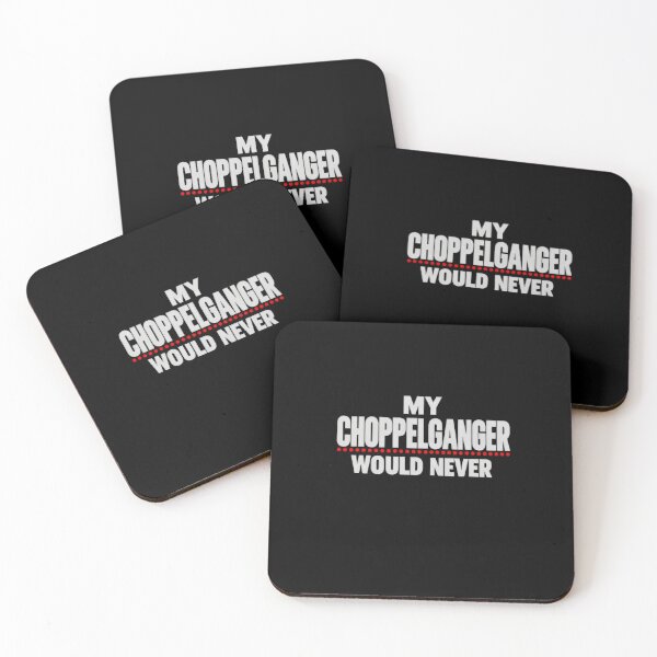 Artikelvorschau, Lustiges Meme: Mein Choppelganger würde niemals gehackt werden – Wortspiel, Humor, Kunst entworfen und verkauft von elderberry.