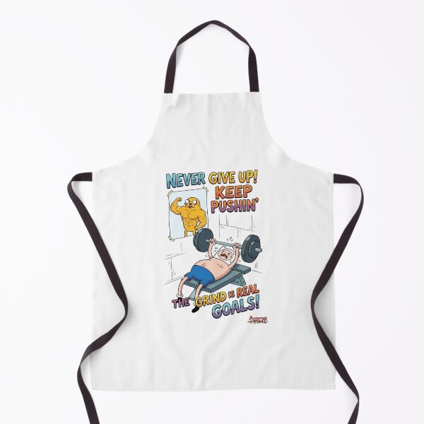 Item preview, Never Give Up Gym Workout Motivational Illustration designed and sold by FreakToons.