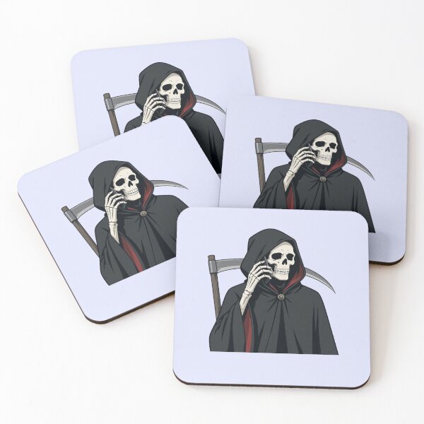 Item preview, Grim Reaper Talking on the Phone designed and sold by SweetLilith.