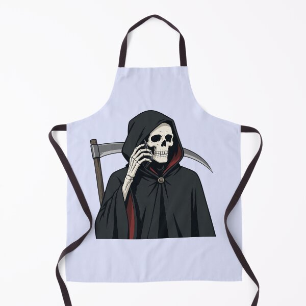 Item preview, Grim Reaper Talking on the Phone designed and sold by SweetLilith.