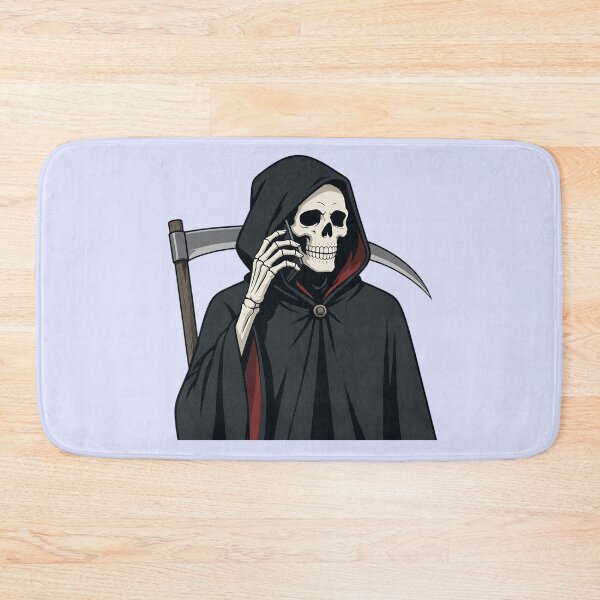Item preview, Grim Reaper Talking on the Phone designed and sold by SweetLilith.