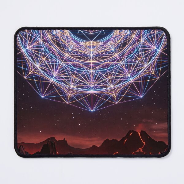 Item preview, Glowing Sri Yantra Volcanic Lava Landscape | Monkeybusiness designed and sold by monkeybusiness.pt.