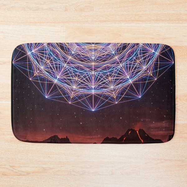 Item preview, Glowing Sri Yantra Volcanic Lava Landscape | Monkeybusiness designed and sold by monkeybusiness.pt.