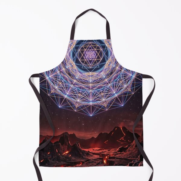 Item preview, Glowing Sri Yantra Volcanic Lava Landscape | Monkeybusiness designed and sold by monkeybusiness.pt.