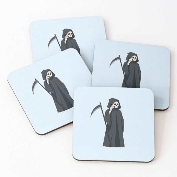 Item preview, Grim Reaper Talking on the Phone designed and sold by SweetLilith.