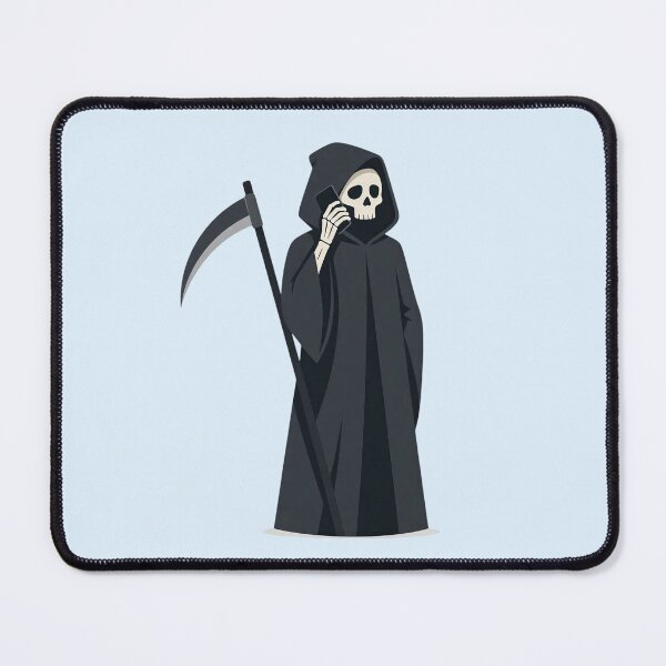 Item preview, Grim Reaper Talking on the Phone designed and sold by SweetLilith.