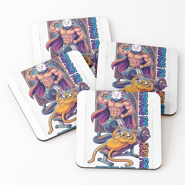 Item preview, Striving For Hero Form Gym Workout Illustration designed and sold by FreakToons.
