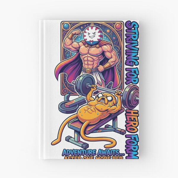 Item preview, Striving For Hero Form Gym Workout Illustration designed and sold by FreakToons.