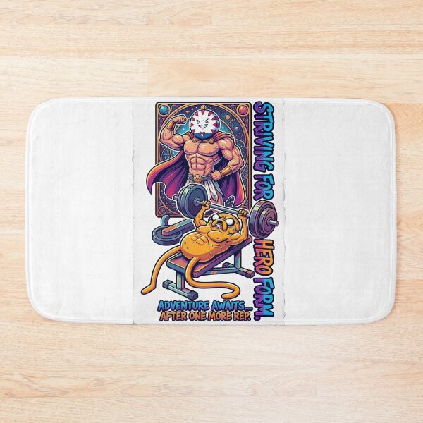 Item preview, Striving For Hero Form Gym Workout Illustration designed and sold by FreakToons.