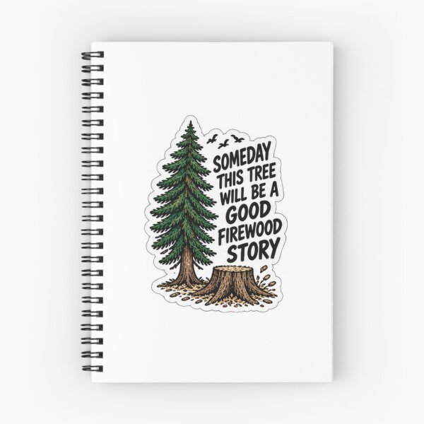 Item preview, Someday This Tree Will Be Good Firewood Funny Lumberjack designed and sold by trippinimages.