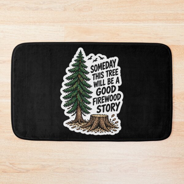 Item preview, Someday This Tree Will Be Good Firewood Funny Lumberjack designed and sold by trippinimages.