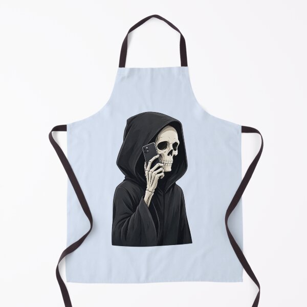 Item preview, Grim Reaper Talking on the Phone designed and sold by SweetLilith.