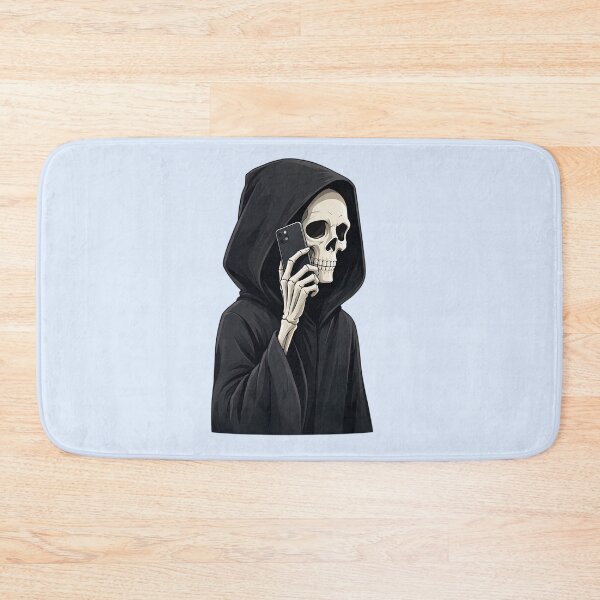 Item preview, Grim Reaper Talking on the Phone designed and sold by SweetLilith.
