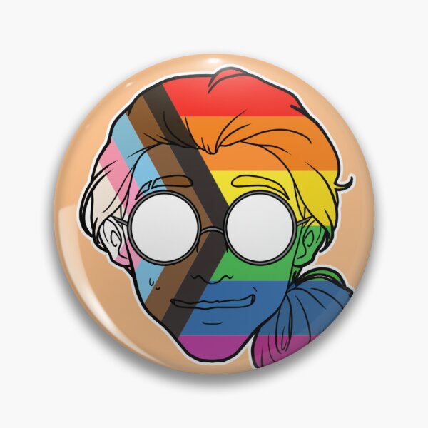 Item preview, RON LGBTQIA+ Ally/Progress [Glasses Shine] (Headshot 2026) designed and sold by m_i_k_o_b_i.
