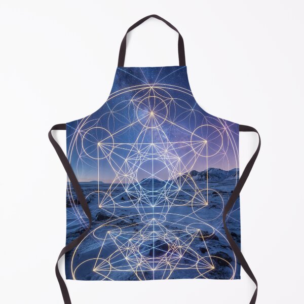 Item preview, Glowing Metatron's Cube Snowy Landscape Reflection | Monkeybusiness designed and sold by monkeybusiness.pt.