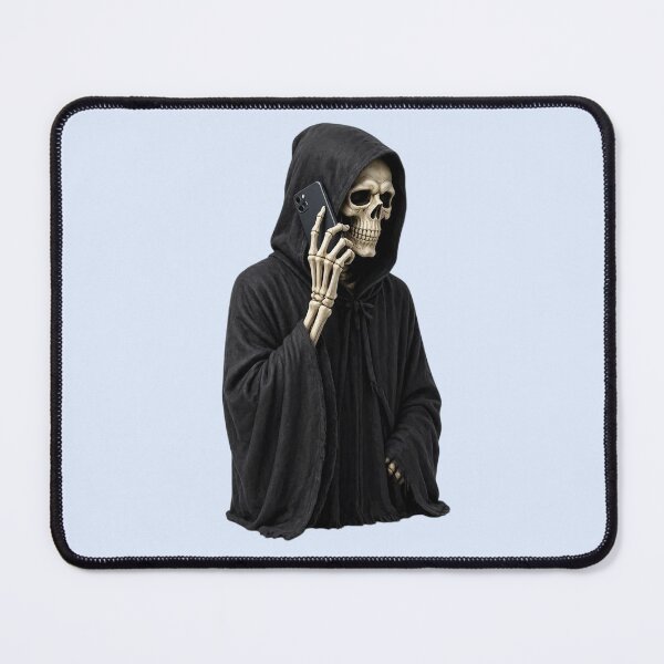 Item preview, Grim Reaper Talking on the Phone designed and sold by SweetLilith.