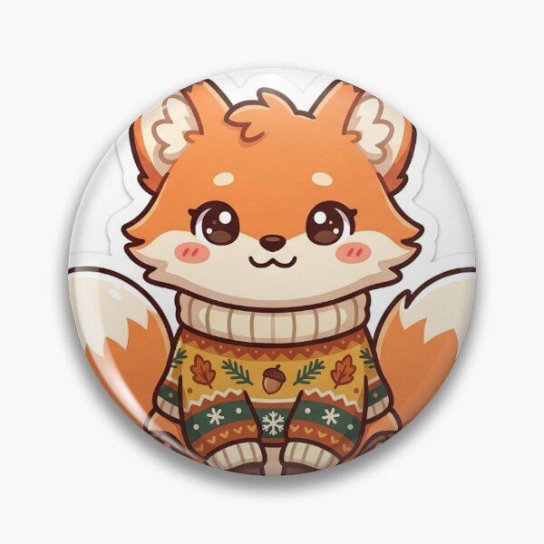 Item preview, Cozy Sweater Fox designed and sold by MoodHoardCo.