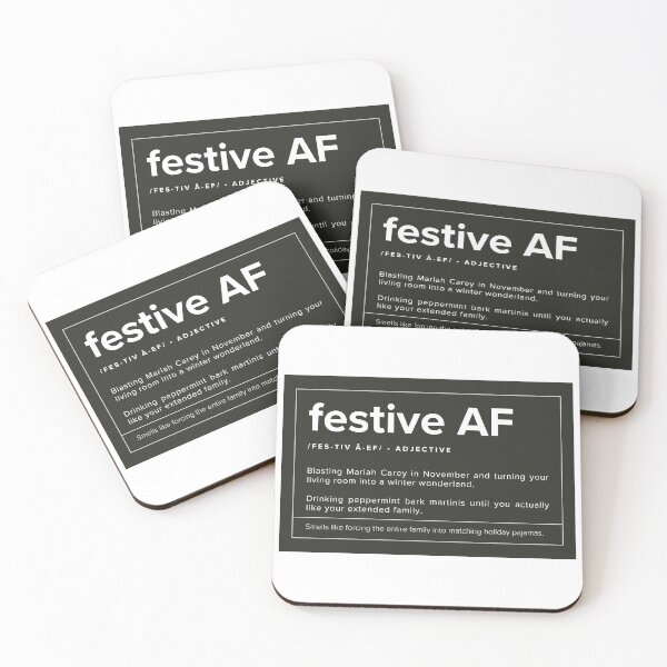 Item preview,  festive AF definition designed and sold by Explicitly-Random.
