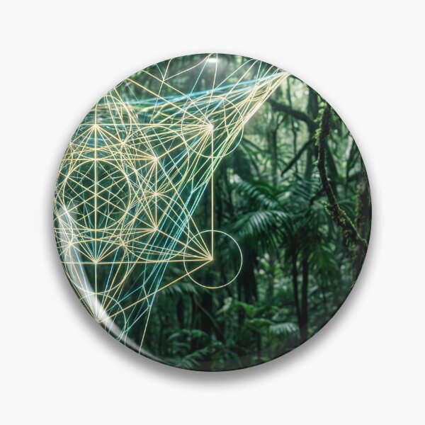 Item preview, Glowing Sacred Geometry Tropical Jungle Path | Monkeybusiness designed and sold by monkeybusiness.pt.