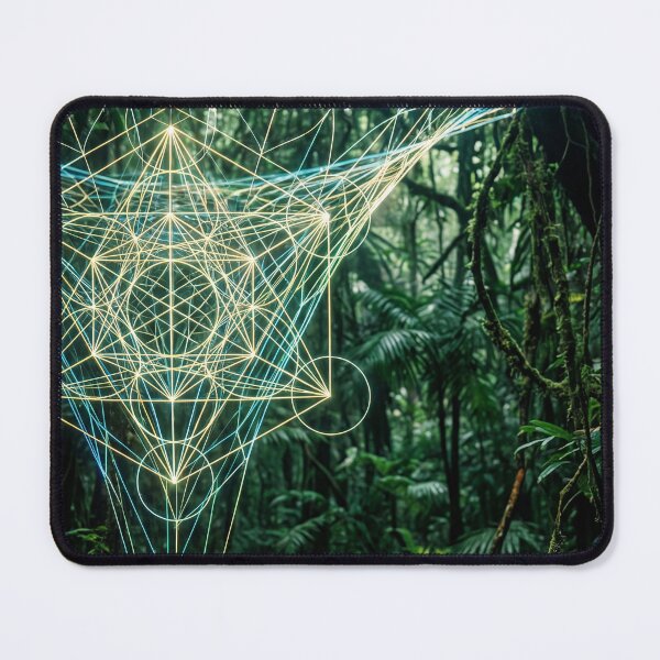 Item preview, Glowing Sacred Geometry Tropical Jungle Path | Monkeybusiness designed and sold by monkeybusiness.pt.