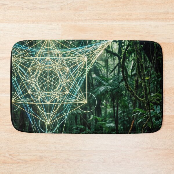 Item preview, Glowing Sacred Geometry Tropical Jungle Path | Monkeybusiness designed and sold by monkeybusiness.pt.