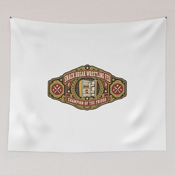 Item preview, Snack Break Wrestling Fed Parody Logo Tee designed and sold by Inkworksbyshery.
