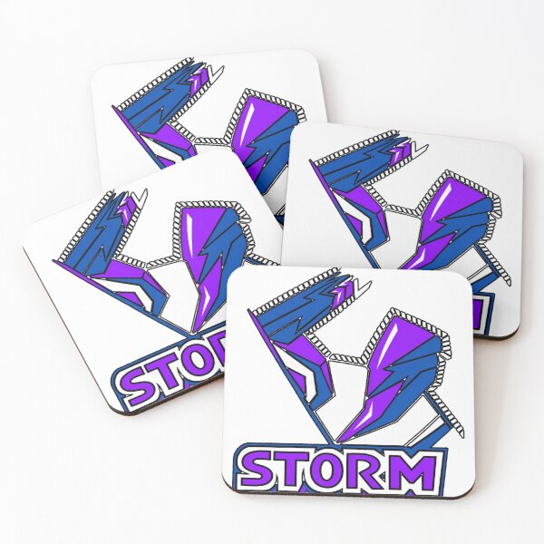 Item preview, Melbourne Storm Logo Drawing designed and sold by Luke Foran Sports Art.
