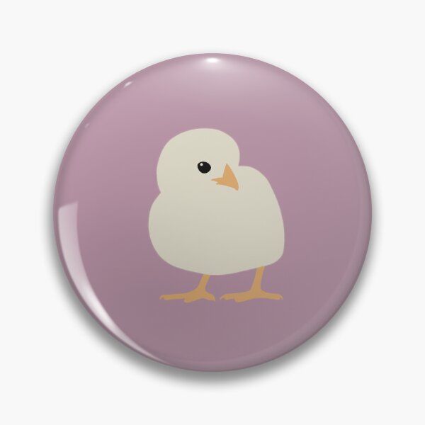 Item preview, Cute Minimalist Chick on Dusty Mauve Background designed and sold by Nasdigitalart.